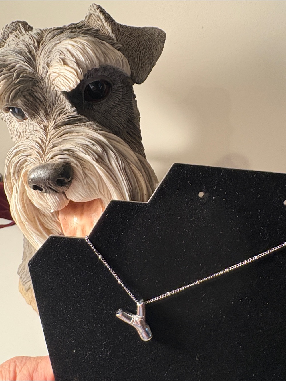 Plunder Y-Branch Pendant Silvertone Necklace